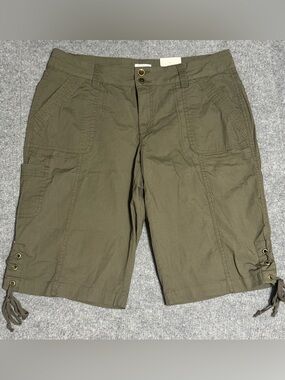 NWT Westport Cargo Bermuda Shorts 6 Olive Green Utility Gorpcore Hiking NEW 6